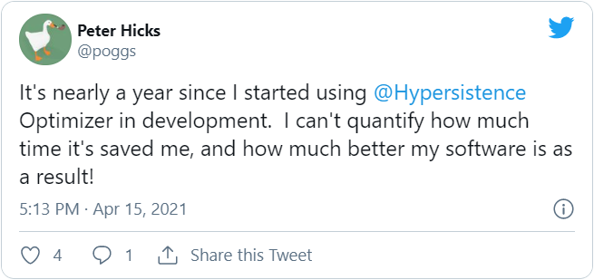 Hypersistence Optimizer Twitter Peter Hicks 1