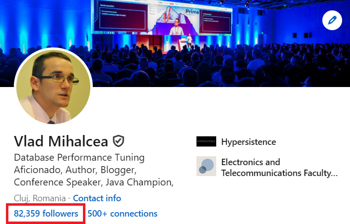 Twelve years of blogging LinkedIn statistics